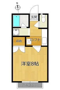 エクセルシャトー南中山【1階】の間取り