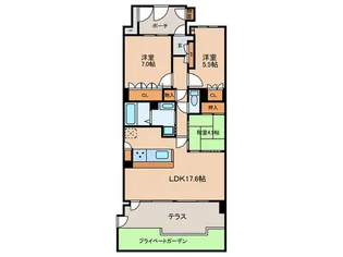 モアグレース今伊勢駅前II【1階】の間取り