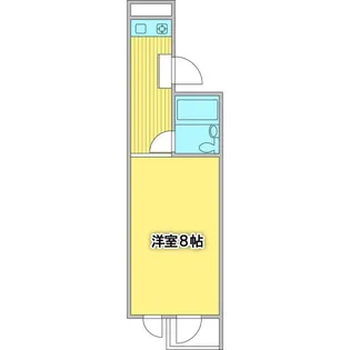 コンチネンタルハイツ医学部前【1階】の間取り