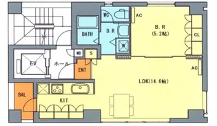 SKYTIME【5階】の間取り