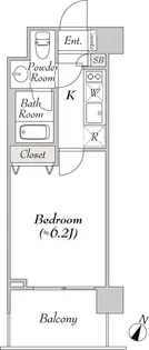 BluRock豊洲(ブルロック豊洲)【旧:フォレシティ豊洲】【7階】の間取り