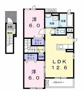 グランヴィータ【2階】の間取り