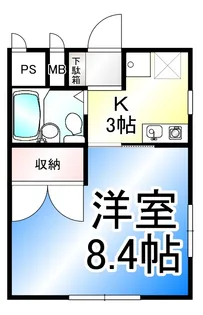 本郷マンション【2階】の間取り