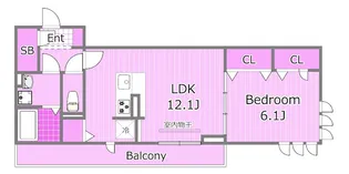 クオーレA棟【3階】の間取り