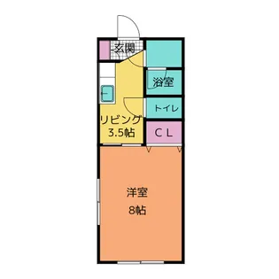 S-PALACE 5【3階】の間取り