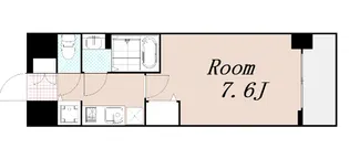 ポルト・ボヌール塚本【3階】の間取り