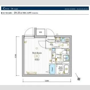 MAXIV CROS川崎大師DUE【2階】の間取り