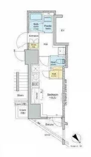 プラウドフラット文京千駄木【10階】の間取り