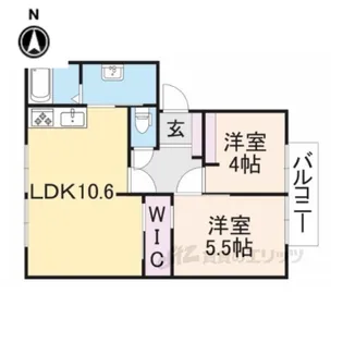 アメニティフォレストC【2階】の間取り
