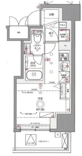 アゼスト横濱吉野町【6階】の間取り