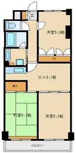 サンクレスト青葉台II【3階】の間取り