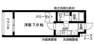 アカデミア市川【3階】の間取り