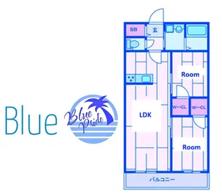 グリーングレイス【1階】の間取り