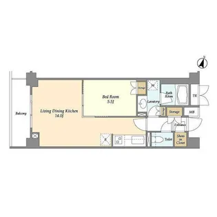 BLESS中野弥生町【3階】の間取り