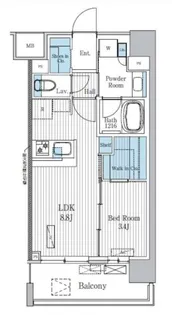 Terra蚕糸の森【2階】の間取り