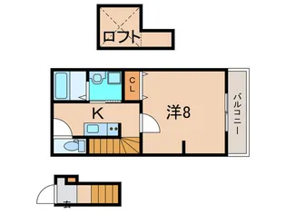 仮)あんしん+明神町08-3007【2階】の間取り