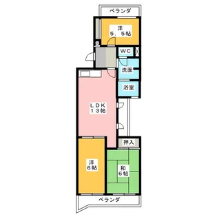アーバンドエル猪高台【2階】の間取り