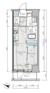 ミライズ横濱SOUTHレジデンス【4階】の間取り