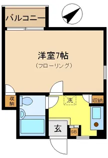 リバーサイドWAKOH【3階】の間取り