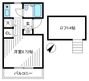 ヴィラステラ【2階】の間取り