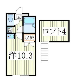 杉山ビル【2階】の間取り