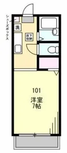 メゾン・ド・ミモザ【2階】の間取り