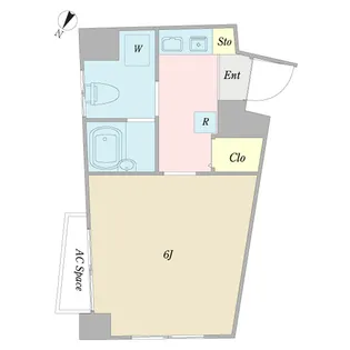 プロシード参宮橋【2階】の間取り