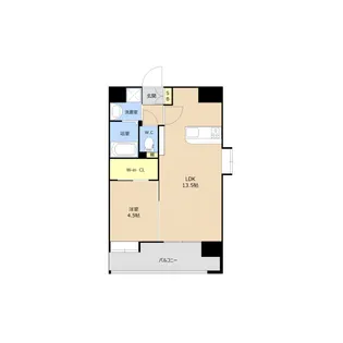 GLC水前寺【13階】の間取り