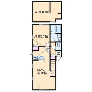 仮称)大倉山2丁目プロジェクト【2階】の間取り