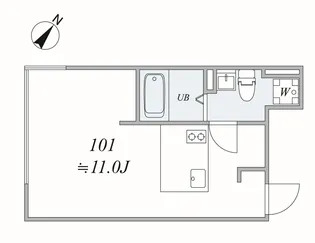 trias622【1階】の間取り