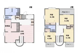 大池ガーデンヒルズの間取り