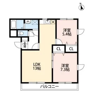 グランド・カオルII【3階】の間取り