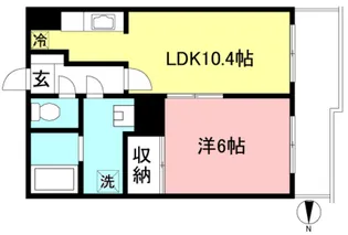 ハイツイケダ【2階】の間取り