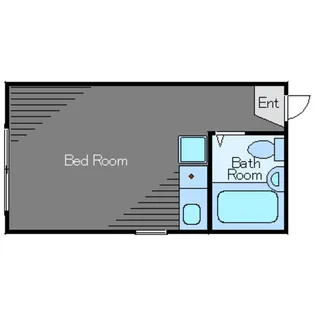 クレールメゾン代々木上原【1階】の間取り