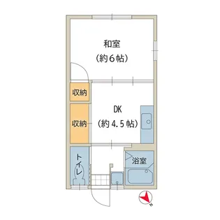 メゾン桜坂【2階】の間取り
