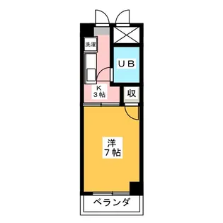 マンション芙蓉【3階】の間取り