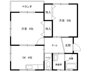 ハイツティアラ【1階】の間取り