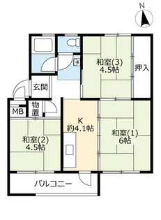 URあやめ台【2階】の間取り