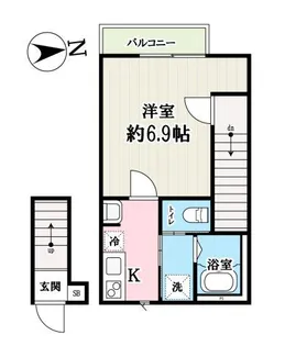 Venus Village小川【2階】の間取り