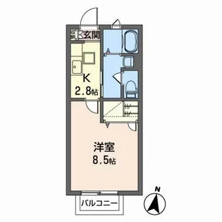 シャーメゾン木町【1階】の間取り