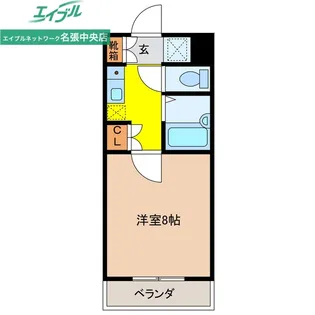 ミレニアムコート【1階】の間取り