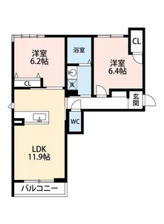 armonia Uno【1階】の間取り