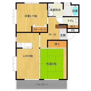 ウィスタリア A【1階】の間取り