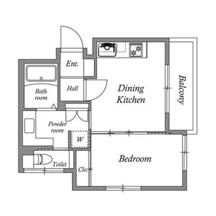 グランド・ルー都立大学【8階】の間取り