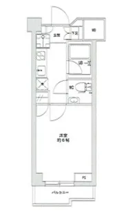 三越ゼームス坂マンション【1階】の間取り
