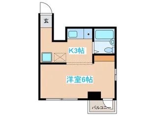 パレス白石【5階】の間取り