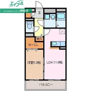 カンパネラ【2階】の間取り