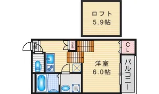 プランドールレガリア【2階】の間取り