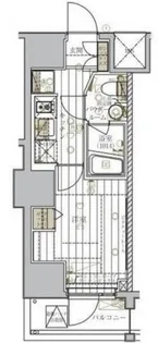 レガリス品川天王洲ベイサイドコート【10階】の間取り