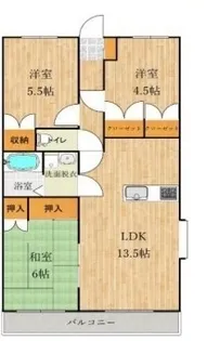 グランビュー21【2階】の間取り